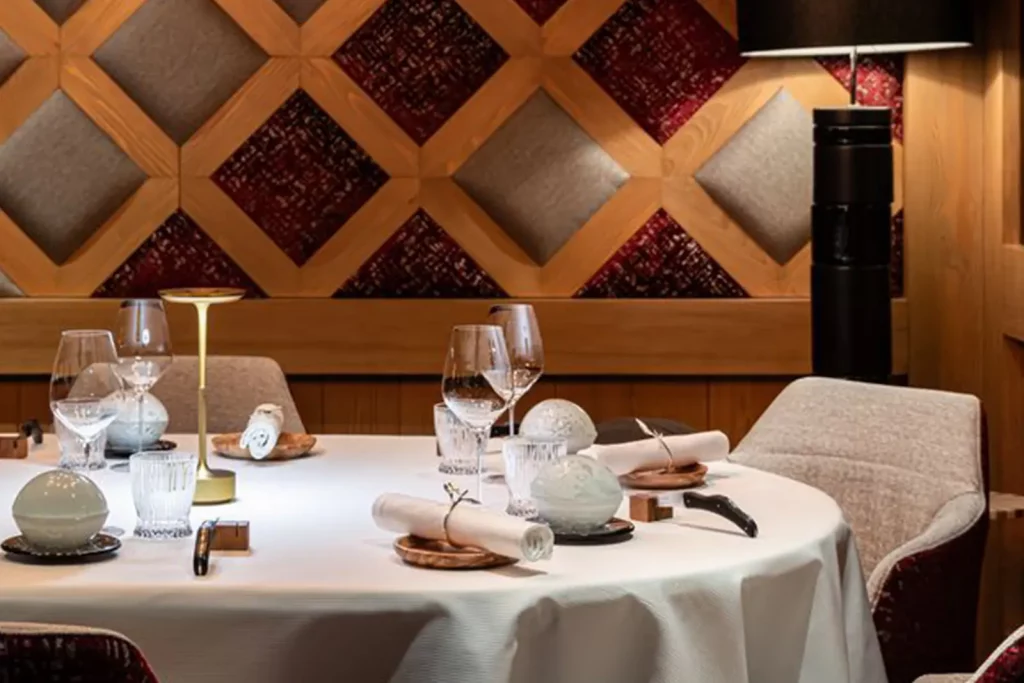 L'Ekrin restaurant gastronomique hotel le Kaila Méribel