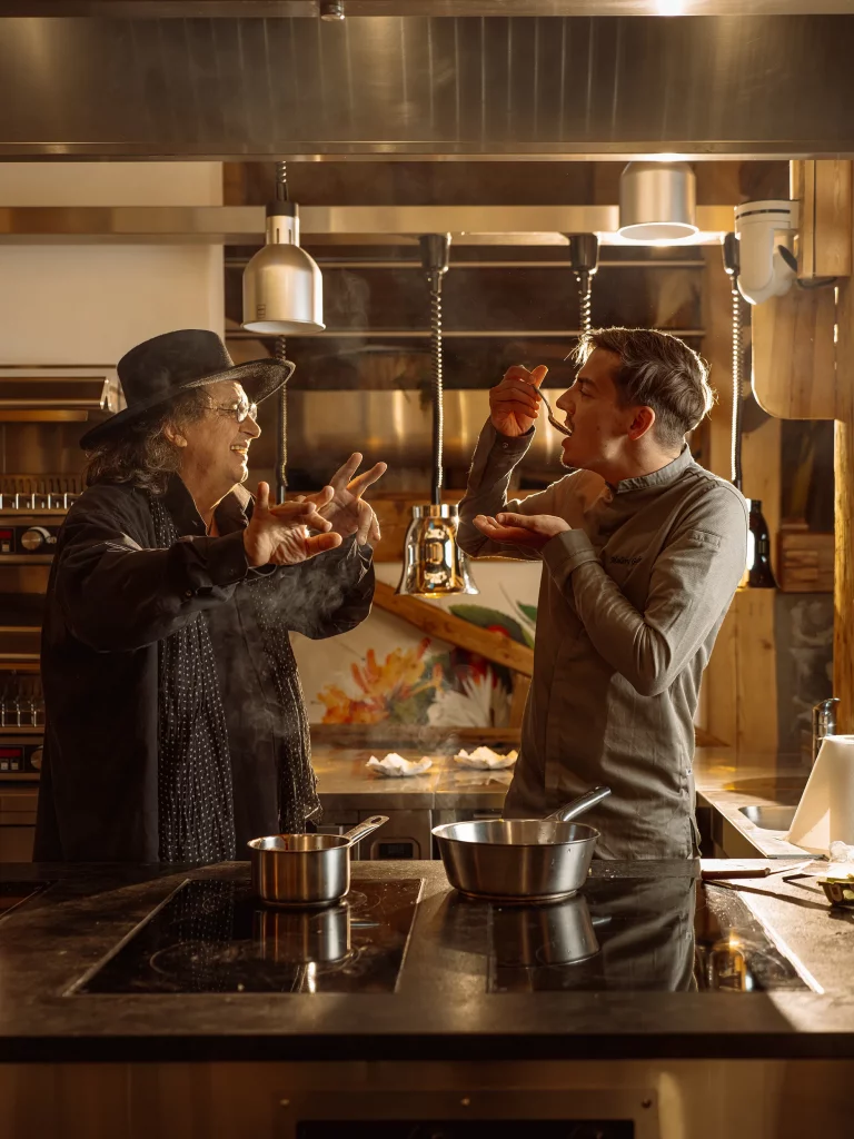 LA TABLE DE MARC VEYRAT & MALLORY GABSI